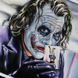 Ritratto di Joker - Olio su tela - 40X50