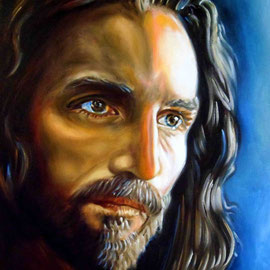 Ritratto di Gesù - Olio su tela