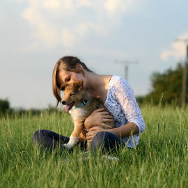 Louisa mit Balou