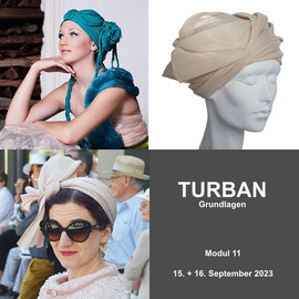 Modul 11 - TURBAN - Christine Rohr Academy of Millinery and Textile Arts