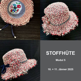 5. Modul - STOFFHÜTE - Christine Rohr Academy of Millinery and Textile Arts