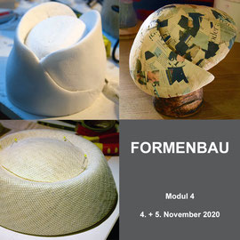 4. Modul - FORMENBAU - Christine Rohr Academy of Millinery and Textile Arts