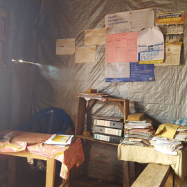 Bureau de l'état civil dans une banlieue de Bukavu, RDC