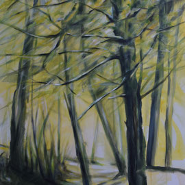 Lichtung, Acryl, 80x100, 2023