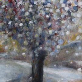 Nasser Schnee, Acryl, 50x50, 2009
