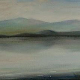 Chiemsee, Acryl, 30x90, 2012