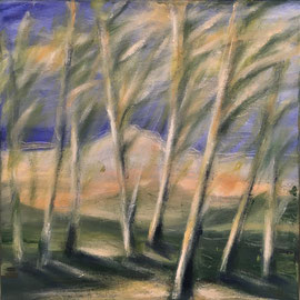Blue Horizon, 50x50, Acryl, 2023
