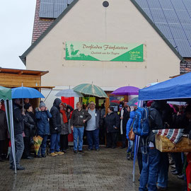 Trotz Regen ein Riesenandrang.