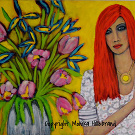 Vielen Dank für die Blumen 100 x 80
