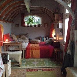 Kuschelbereich im Wagen