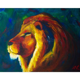 Diy Malen Nach Zahlen Set Fur Erwachsene Bunter Lowe Von Picmondoo