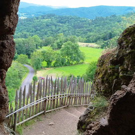 belvédère en haut des grottes de Jonas
