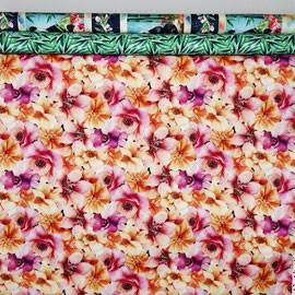 Patchwork-Stoff Blumen Blüte