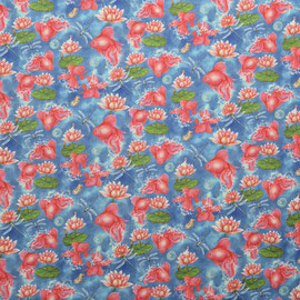 Patchwork-Stoff Fische