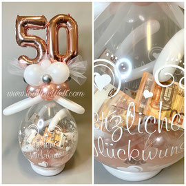 Verpackungsballon 35,00€ + Folie 2,00€