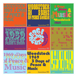 Briefmarkenbogen "Woodstock"