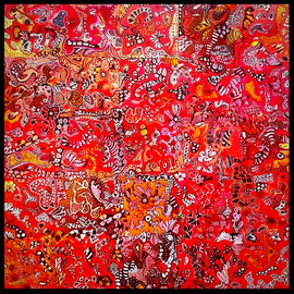 Rouge 50x50 Vendue