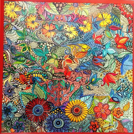 L'été - 60x60 Vendue