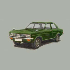 Vauxhall Viva, oil on board 40 x 40cm, 2004 (Prints also available)