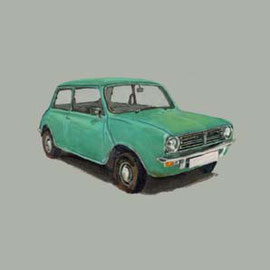 Mini Clubman, oil on board 40 x 40cm, 2004 (Prints also available)