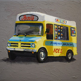 Ice Cream Van, oil on canvas 25 x 30cm, 2008 SOLD