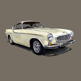 Volvo P1800, oil on canvas 50 x 50cm, 2008 SOLD (Commission)