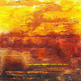 Die 5 Elemente nach der Lehre des Dao "Earth" (tú) (60x80) Acryl)
