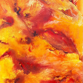 Die 5 Elemente nach der Lehre des Dao "Fire" (huó) (60x80) Acryl