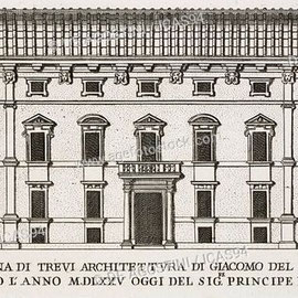 "Palazzo Cornaro" - disegno di Giacomo del Duca