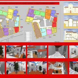 Riqualificazione urbana di Erice - Tavola concorso di progettazione