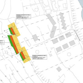 Mitigazione rischio idrogeologico del centro abitato di Marettimo - Planimetria generale degli interventi 