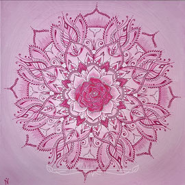 Rosen-Mandala - Liebe
