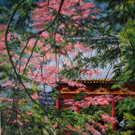 Nikko - 80x80x4cm   Acryl auf Leinwand