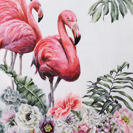Pink Paradise -  70x50x4cm    Acryl auf Leinwand