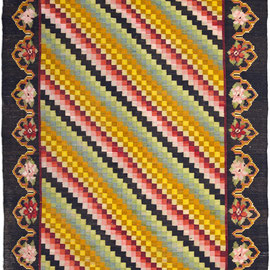 16. Bessarabischer Kelim, Gagausien, um 1950,  205 x 145 cm