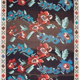 18.Kelim, Karabagh, Kaukasus, 1. Hälfte 20. Jahrhundert, 341 x 206 cm