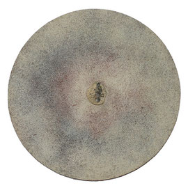 Meteorito, 2008, técnica mixta sobre lienzo, 40 cm