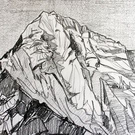 Weisshorn vom Europaweg Randa aus