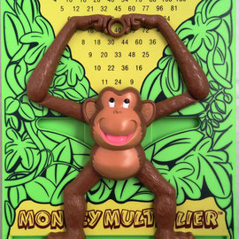 MONKEY MULTIPLIER, versión moderna de CONSUL The Educated Monkey, hecho en China, año 2006, 20x27 cm