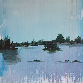 4000 Islands, 2024, acrylic on canvas, 80 x 80 cm