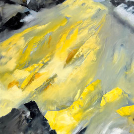VULCANO III, 2024, Öl auf Leinwand, 140x100