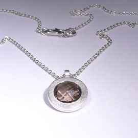 Anhänger Rauchquarz, SterlingSilber