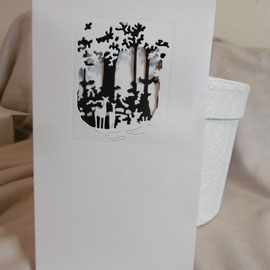 Einladung Taufe Geburtstag Gutschein Tischkarte Weihnachten Ostern  Weihnachtsbillett Osterbillett Prägebillett Kartenkunst Billett Hochzeitsbillett Hochzeitseinladung Glückwunschbillett Papierprägung Künstlerkarte Papierkunst Design Papierdesign Scherens