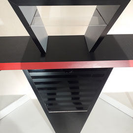 Italian Post Modern Memphis Milano Wall-Bar-Console, 1986 PN.Modern