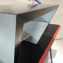 Italian Post Modern Memphis Milano Wall-Bar-Console, 1986 PN.Modern