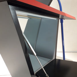 Italian Post Modern Memphis Milano Wall-Bar-Console, 1986
