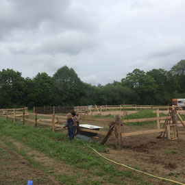 Hier entsteht ein Auslauf für Ponies, Start 2020