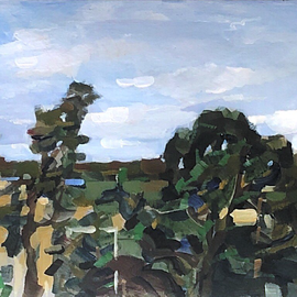 Frischer Wind (Acryl auf Karton