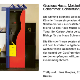 German Postmodern Bar-Cabinet, Permanent Exhibion at Meisterhaus Muche Schlemmer, Bauhaus Dessau - PN.Modern pnmodern