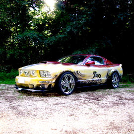 Beilackierung sowie "Air Brush"